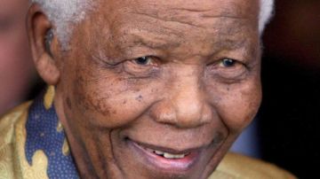 Ex presdiente sudafricano y premio Nobel, Nelson Mandela.
