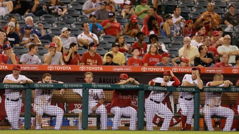 Los Angels durante un partido reciente.