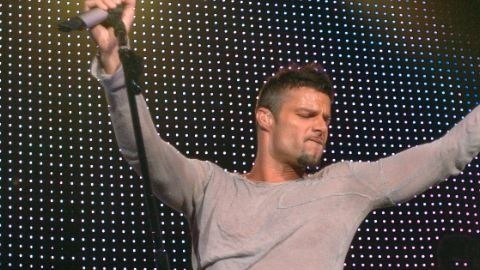 Ricky Martin invitó al público a participar en la canción.