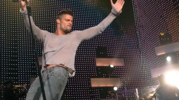 Ricky Martin invitó al público a participar en la canción.