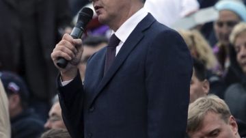 El alcalde en funciones de Moscú, Serguéi Sobianin.