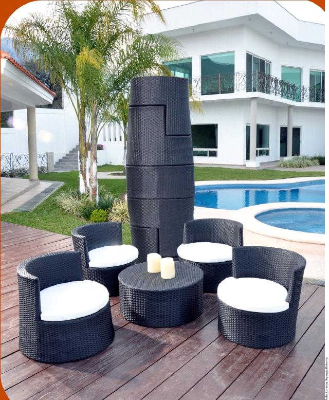 Los muebles modulares embellecen el patio y ocupan poco espacio | La