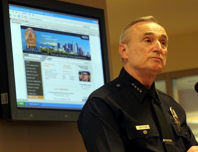 William Bratton ha sido Comisionado de Policía de NY y jefe del LAPD.
