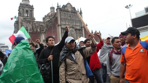 Maestros de la CNTE volverán a las marchas el próximo miércoles.