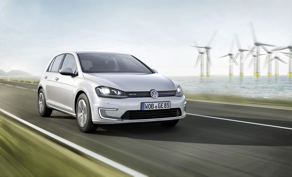 El e-Golf de VW es uno de los modelos más vendidos con motor a gas natural