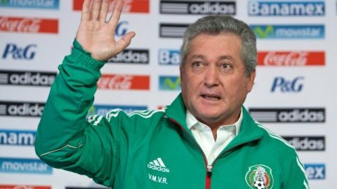 Víctor Manuel Vucetich ofreció una conferencia de prensa en la ciudad de México
