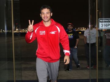 Julio César Chávez Jr. llegó el viernes a Los Ángeles para preparar su combate del 28 de septiembre ante  Bryan Vera.