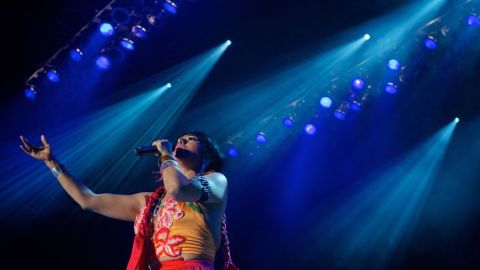 La presentación de Lila Downs fue parte de su tour 'Pecados y Milagros'.
