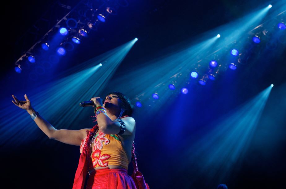 La presentación de Lila Downs fue parte de su tour 'Pecados y Milagros'.