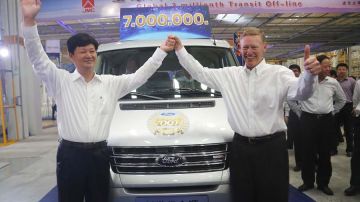 La camioneta número 7 millones salió de la planta de Nanchang, China.