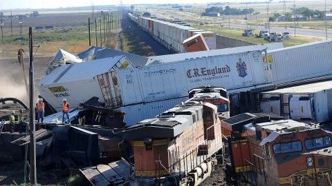 El accidente ocurrió al este de Amarillo, Texas.