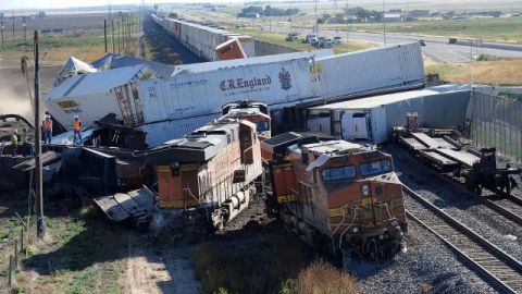 El accidente ocurrió al este de Amarillo, Texas.
