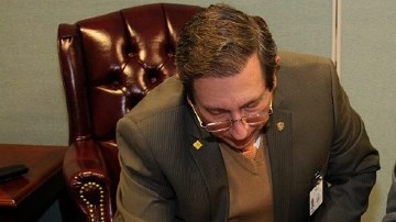 Los ministros de Relaciones Exteriores de Panamá, Fernando Núñez Fábrega (izq.), y Nicaragua, Samuel Santos, en Nueva York, ayer.