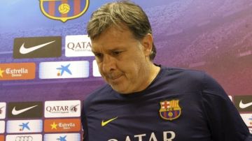 El técnico del Barcelona, Gerardo Martino, alcanzó los siete triunfos consecutivos en la Liga española