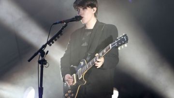 Romy Madley Croft of the band The XX performs at the 3rd annual Governors Ball Music Festival on Sunday, June 9, 2013 in New York. (Photo by Greg Allen/Invision/AP)