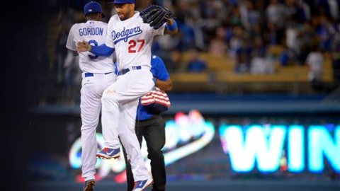 Los Dodgers están a la cabeza de la División Oeste de la Liga Nacional.