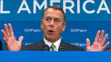 El presidente de la Cámara de Representantes de EE.UU., el republicano John Boehner, indicó que está en manos del Senado aprobar la ley de presupuesto.