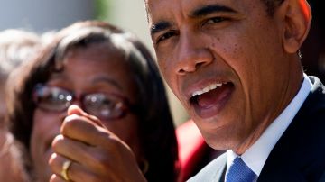 El presidente Barack Obama  apareció en el jardín de rosas de la Casa Blanca para reaccionar sobre el cierre de Gobierno.