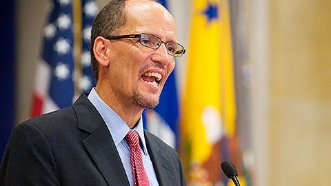 El secretario de Trabajo afirmó que siente la "responsabilidad" de avanzar con la agenda de trabajo designada por el presidente Obama.