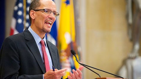 El secretario de Trabajo afirmó que siente la "responsabilidad" de avanzar con la agenda de trabajo designada por el presidente Obama.