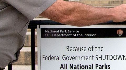 Los parques nacionales del país están cerrados.