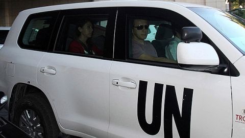 Los investigadores llegaron el pasado martes a Damasco para iniciar las tareas de reconocimiento.