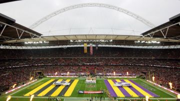 Wembley se vistió de los colores de Vikingos y Acereros.