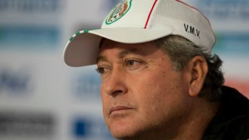Víctor Manuel Vucetich, técnico de la selección mexicama, ofreció una conferencia de prensa