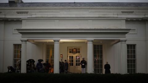 La Casa Blanca es el escenario de varias reuniones hoy.