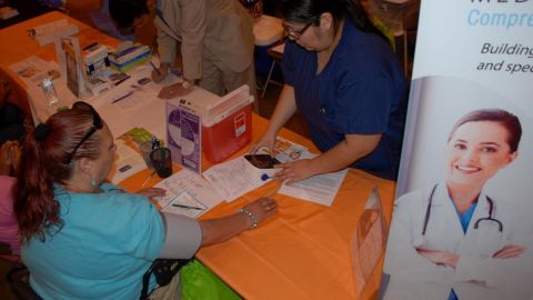 La campaña Be Covered Texas - Asegura tu Salud informó a la población de Houston en una feria en el Reliant Center.