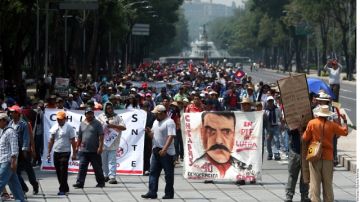 Los maestros que protestan por la reforma educativa en México no descartaron regresar otra vez al Zócalo.