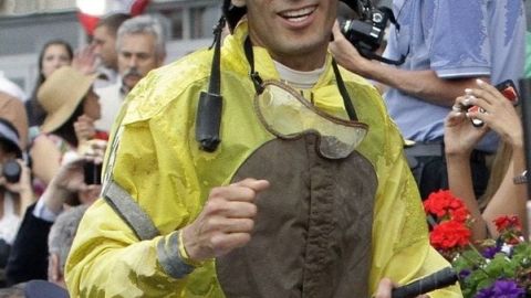 John Velázquez forma parte del Salón de la Fama del hipismo en Saratoga Springs.