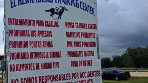 Los nueve detenidos han sido acusados de organizar carreras de caballos sin licencia en el hipódromo ubicado en un rancho cerca de la comunidad de Crosby, al noreste de Houston.