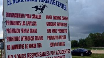 Los nueve detenidos han sido acusados de organizar carreras de caballos sin licencia en el hipódromo ubicado en un rancho cerca de la comunidad de Crosby, al noreste de Houston.