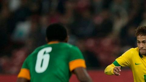 El delantero del Barcelona puso a bailar a Zambia.