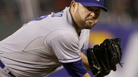 Ricky Nolasco tendrá un duro examen en el Dodger Stadium ante Lance Lynn, de Cardenales de San Luis, en el juego 4.