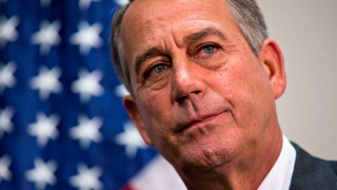 El presidente de la Cámara de Representantes, John Boehner.