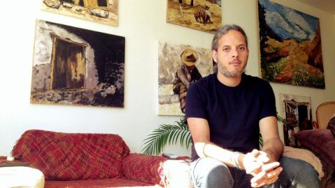 Claudio Talavera Ballón nos abrió las puertas de su casa, pero también dará la bienvenida al público de SF Open Studios.