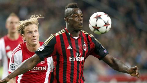 Balotelli es baluarte del Milán y de la Azzurra.