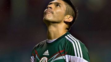 En la imagen: Oribe Peralta, delantero de la selección mexicana