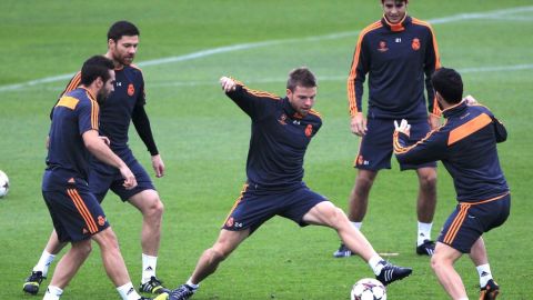 Los entrenamientos en Valdebebas tienen muy buen ambiente.