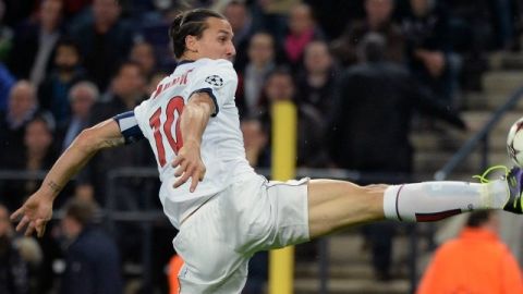 Zlatan Ibrahimovic le metió cuatro goles al Anderlecht de Bruselas