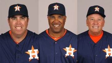Craig, Pérez y Trembley, algunos de los coaches de los Astros de Houston para la campaña 2014.