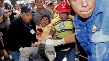 Aquí se muestra una de las tantas reyertas que han ocurrido durante este año en Venezuela; esta fue en Barquisimeto.