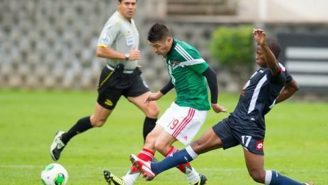 El delantero del Santos Laguna, Oribe Peralta, estuvo con la alineación titular del Tricolor