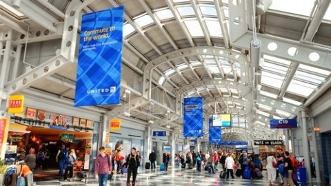 El aeropuerto internacional O’Hare es uno de los más concurridos en Chicago.