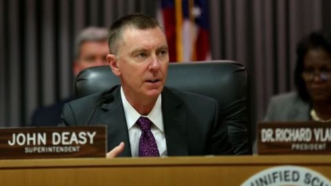 El superintendente del Distrito Escolar de Los  Ángeles (LAUSD), John Deasy.