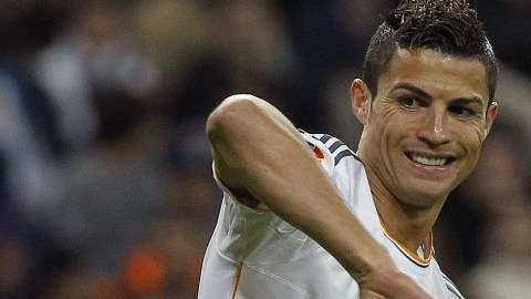 Cristiano Ronaldo respondió a las declaraciones de Blatter con un triplete