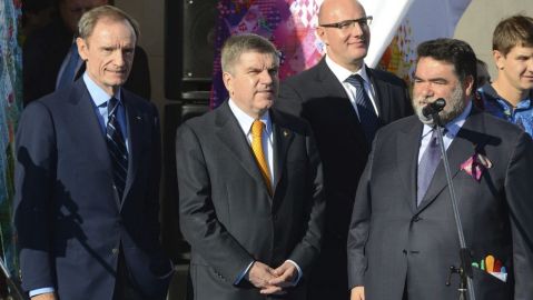 Thomas Bach halaga al CO en Sochi
