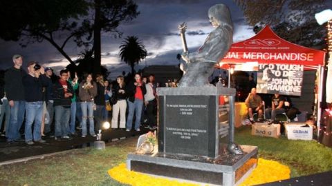 En el Hollywood Forever Cemetery se celebra el Día de los Muertos.